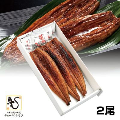 【7月中はラッピング代無料】浜名湖産養殖うなぎ白焼2本セット 7月中はラッピング代無料】浜名湖産養殖うなぎ白焼2本セット