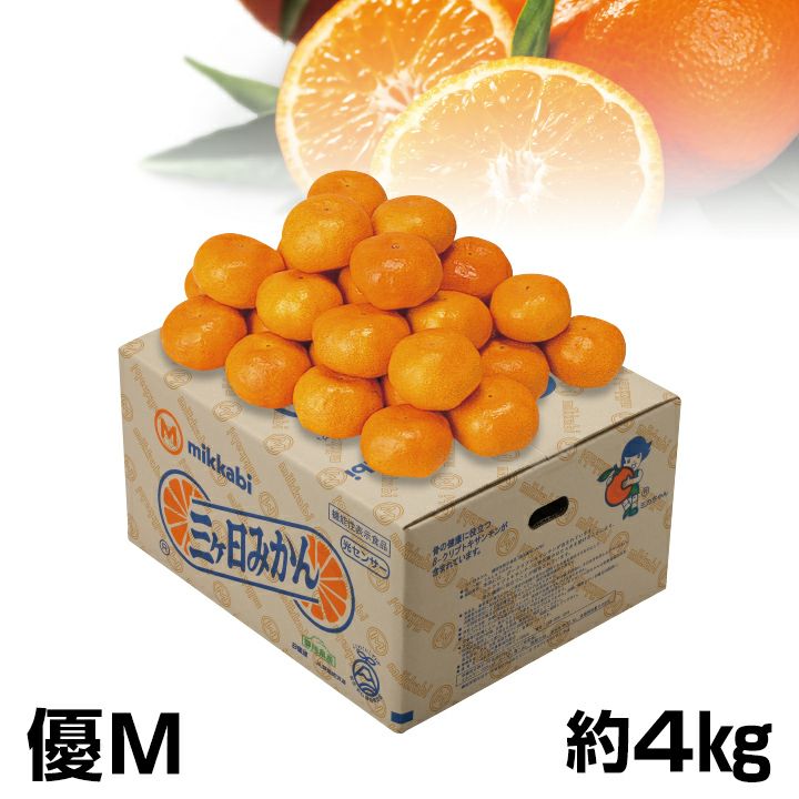 販売終了】静岡県産JAみっかび三ヶ日みかん 優M 約4kg | 遠鉄